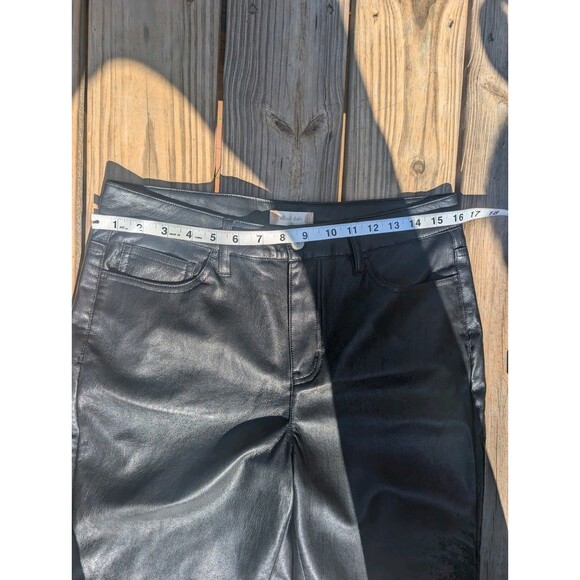 Altar'd State Black Faux Leather Bootcut Pants 29 Medium - Picture 2 of 6